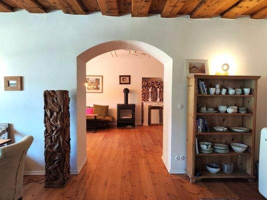 Durchgang zwischen Wohnküche und Wohnzimmer