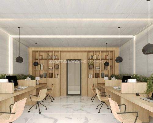 Flats with Rich Social Amenities near the Beach in Alanya