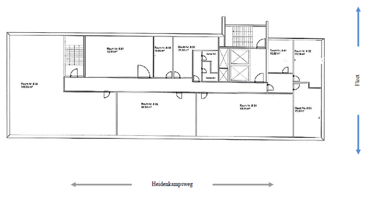 Grundriss 8. OG