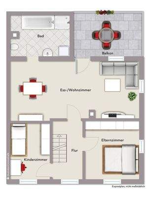 Grundriss Obergeschoss