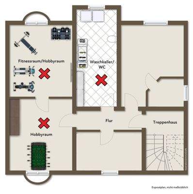 Grundriss Souterrain