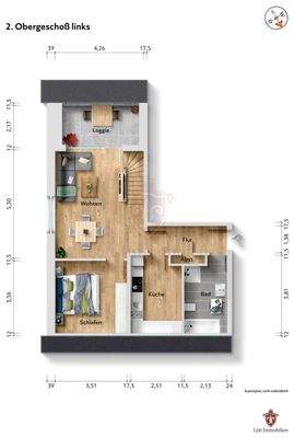 Grundriss Obergeschoß 