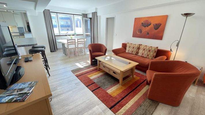 Wohn-, Ess- und Küchenbereich