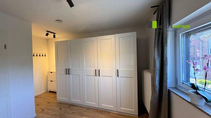 Ecke Kleiderschrank im Schlafzimmer