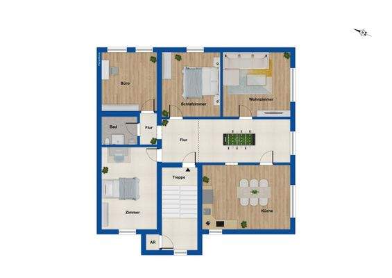 Grundriss 1. Obergeschoss