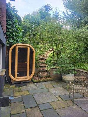 Sauna + Terrasse Sommer