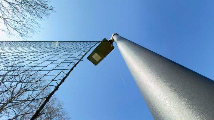 Arena mit LED Flutlicht