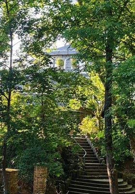 Treppenaufgang Parkplatz