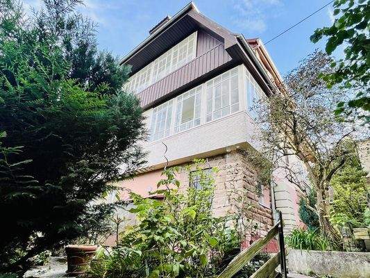 Rückansicht vom Garten