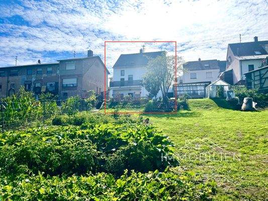 Rückansicht mit Garten