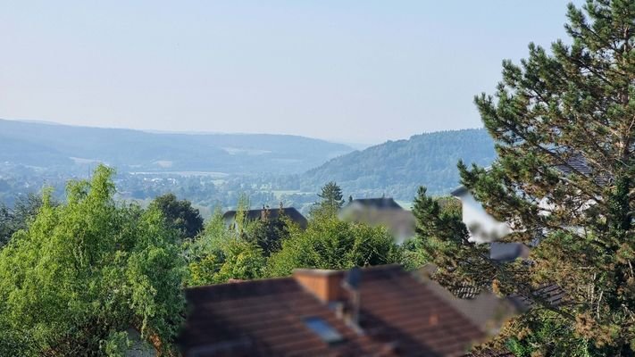 Aussicht vom Balkon