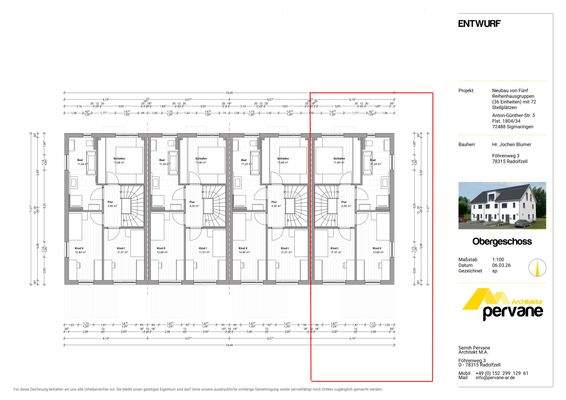 Grundriss OG - Haus B1