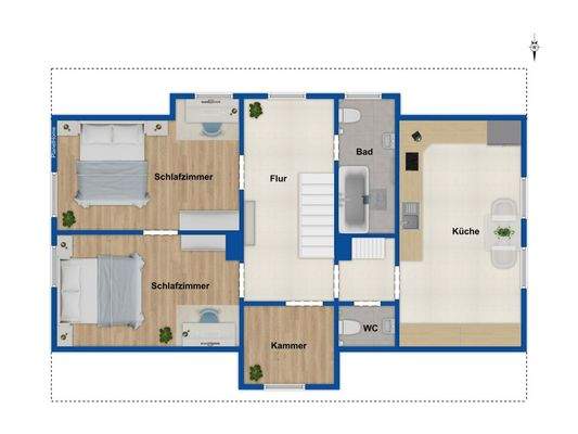 Grundriss Dachgeschoss