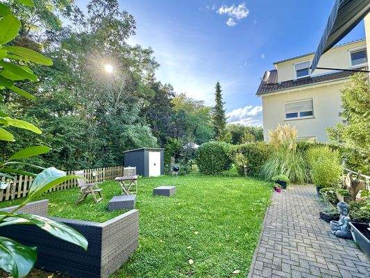 Wunderschöne grüne Oase