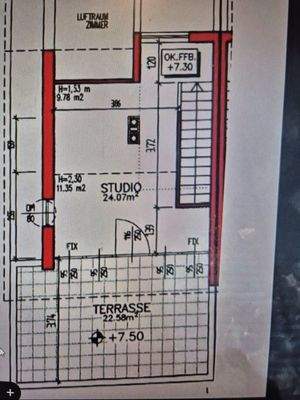 Dachgeschoß mit Terrasse