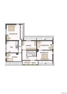 Grundriss Dachgeschoss