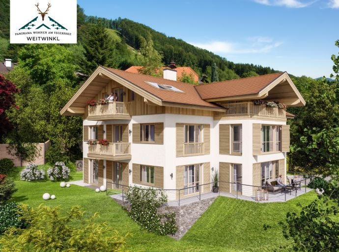 Weitwinkl - Panorama Wohnen am Tegernsee - Wohnung Neureuth 7.1. im Erdgeschoss *Neubau*