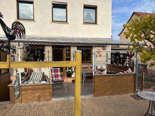 Überdachte Terrasse