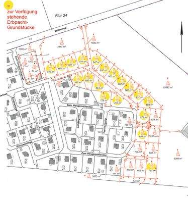 Aufteilung Grundstücke - Angaben ohne Gewähr - 