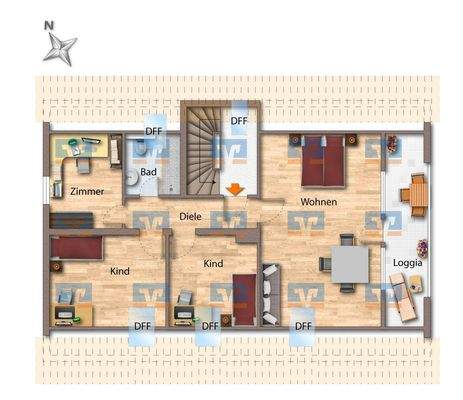 Grundriss Dachgeschos