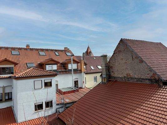 Aussicht vom Küchenbalkon
