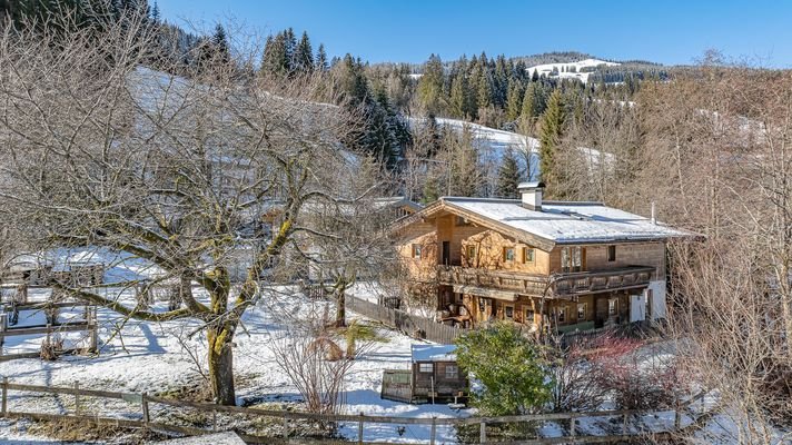 KITZIMMO-historischen Anwesen mit 3.800 m² Grund in Ruhelage - Immobilien Jochberg.