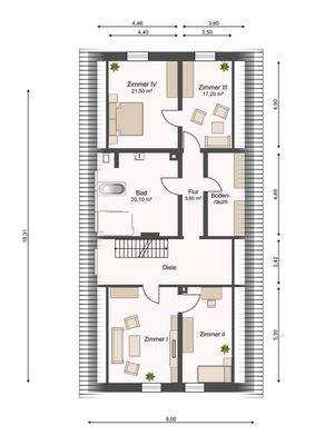 Grundriss Dachgeschoss