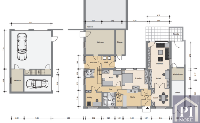 Grundriss Erdgeschoss