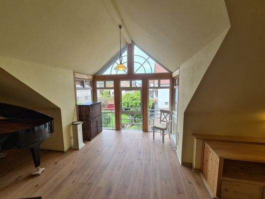 Blick Galeriewohnung/Büro Ebene 3