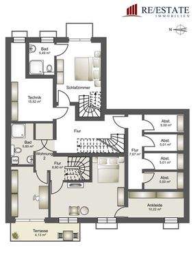 5-Zimmer-Maisonette-Gartenwohnung UG