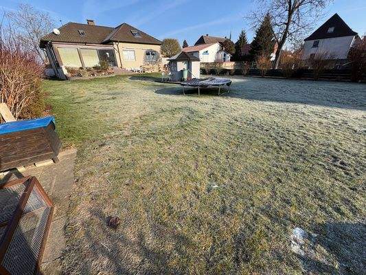 Rückansicht mit Garten