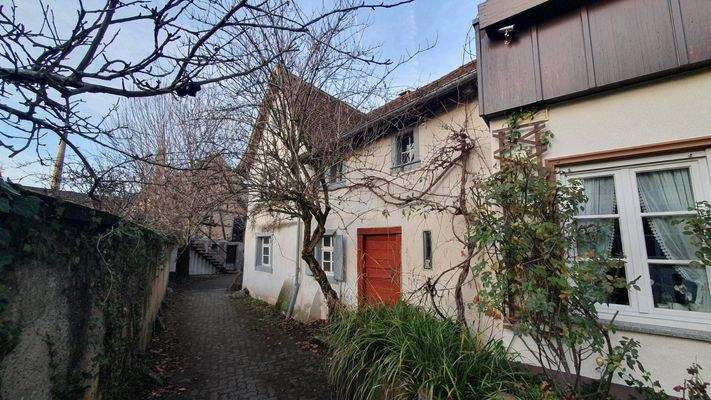 Seiteneingang vom Fussweg