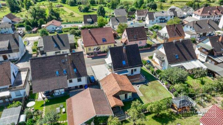Luftbild Haus-Garten