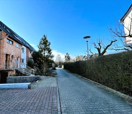 Sehr ruhige Zufahrt zum Haus