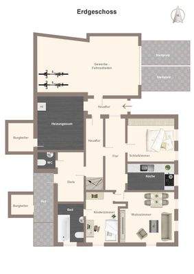 Grundriss Erdgeschoss