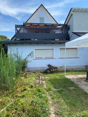 Garten und Aussicht zur Terrasse DG