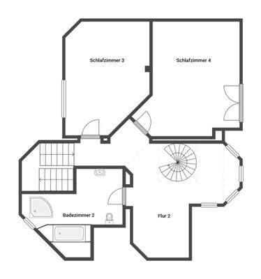 Grundriss Skizze 1.OG