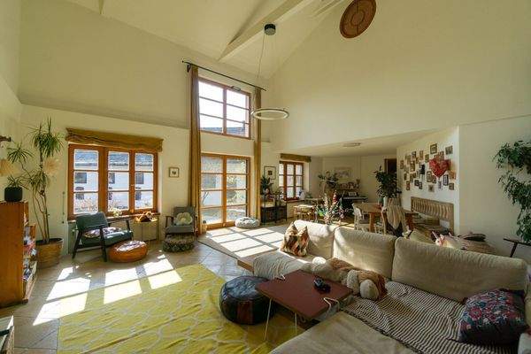 Raumhöhe über zwei Geschoße