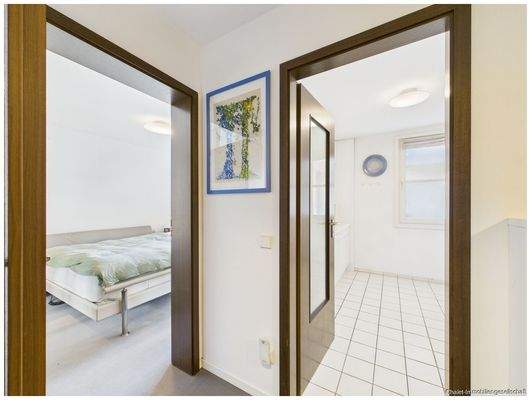 Flur mit Abstellkammer