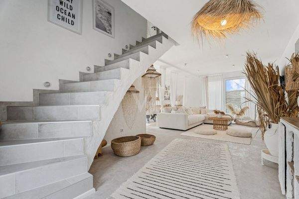 Treppe ins Obergeschoss