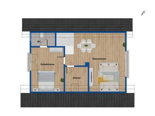 Grundriss Dachgeschoss