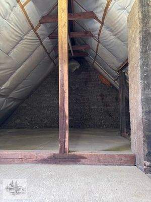 Dachboden mit Dämmung