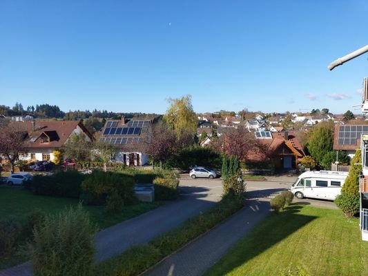 Aussicht vom Balkon