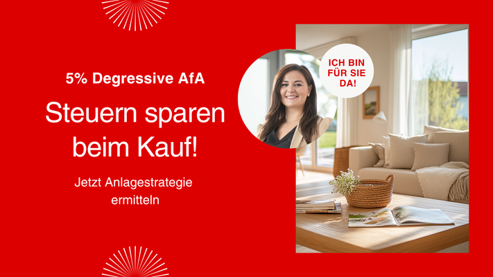 Neubau - Profitieren mit 5% AfA 
