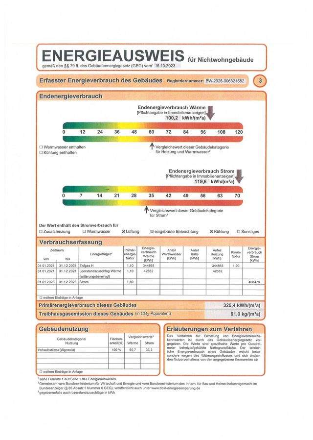 Energieausweis gültig bis 07.04.2036