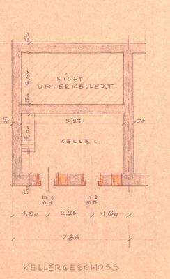 Grundriss Keller