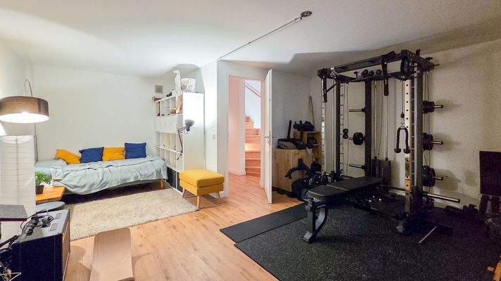 Keller: Hobby-/Arbeitsraum - Flexibel nutzbarer Raum für Sport, Arbeiten oder Gäste