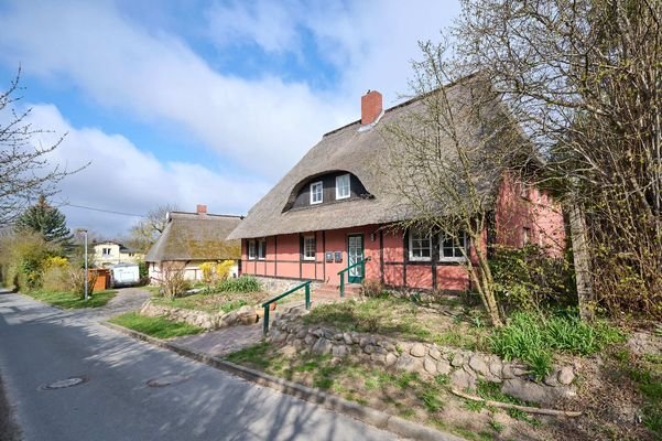 Blick aufs Haus