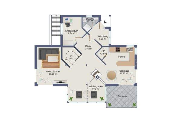 Grundriss Erdgeschoss