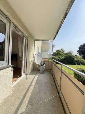 Balkon vor Wohn-/Schlafraum